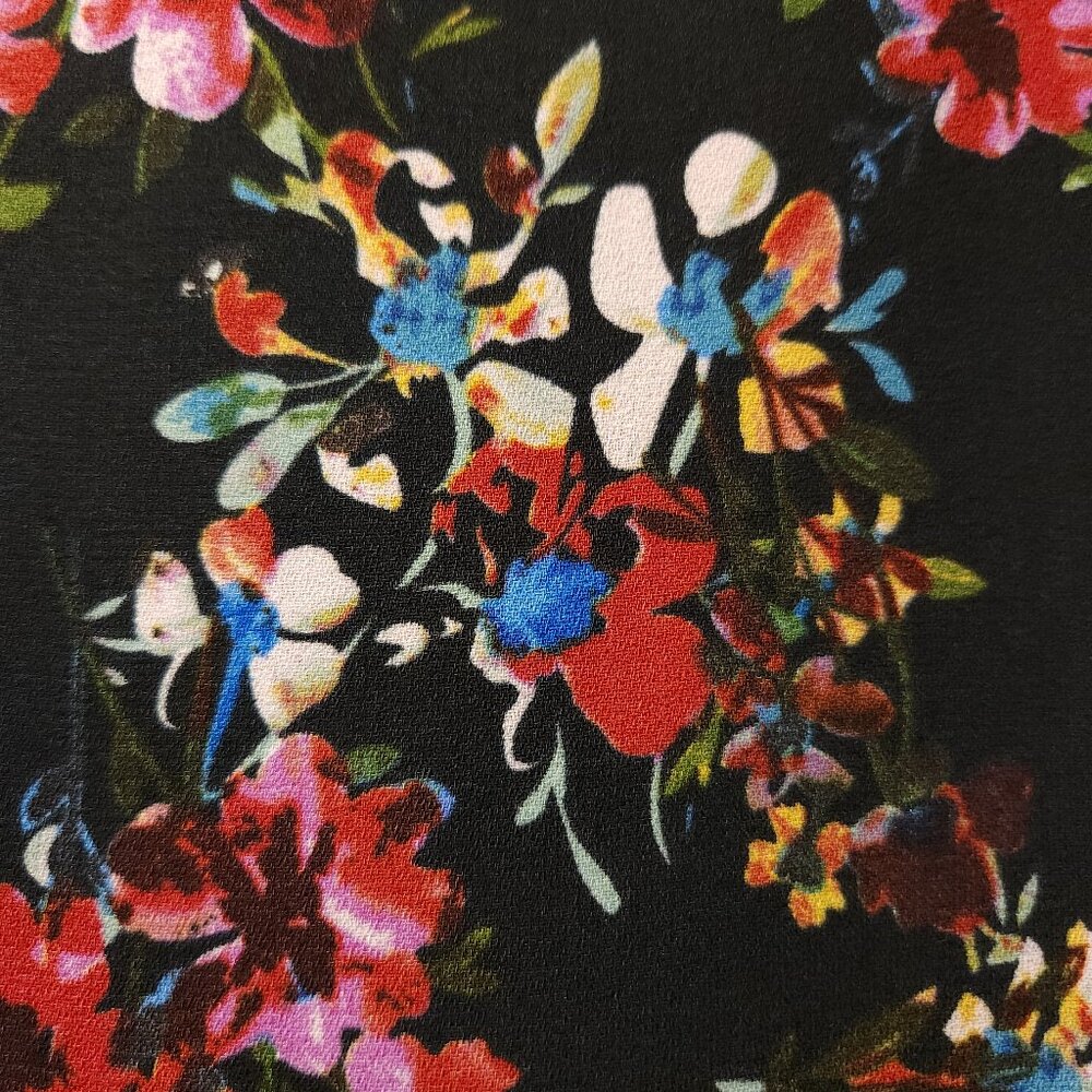 Zara Basic Floral Blouse - Size Small - image 4